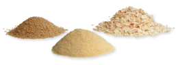 Wood Shavings Grades Picture of Small Bale of Wood Shavings (Standard Bulking Agent)