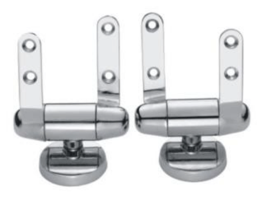 Bambooloo™ Zinc Alloy Toilet Seat Hinges