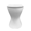 Porcelain Pandora Pedestal Front View