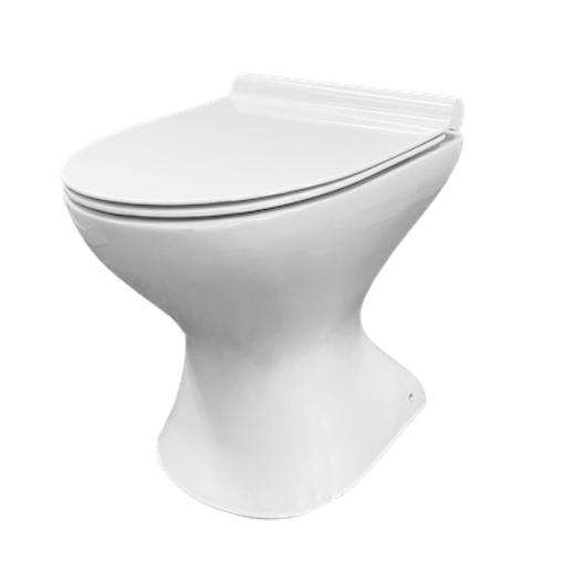 Toilet pedestal clearance