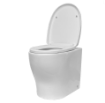 Porcelain Palisade Pedestal Seat Up