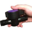 Grey Flow Flush Valve In Hand