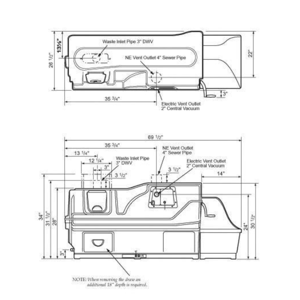 Sun-Mar™ | Centrex 3000 - M/F (Micro Flush) 240 | Waterless Composting ...