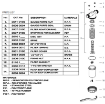 Arkal Short Filter Spring and Seals Kit Parts Diagram