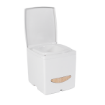 CompoCloset™ | S1 Dry Flush Sealing Toilet Lid Open