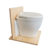 EcoLet™ Separera Mini - RV Backing Plate Toilet Attached