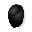 uridan CADET Urinal Jet Black 3