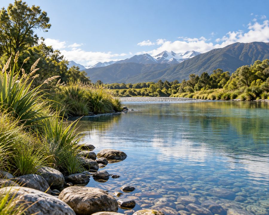 New Zealand freshwater landscape supporting the wider water conservation story